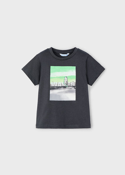 Set 2 koszulki krótki rękaw windsurf - AsphaltWhi