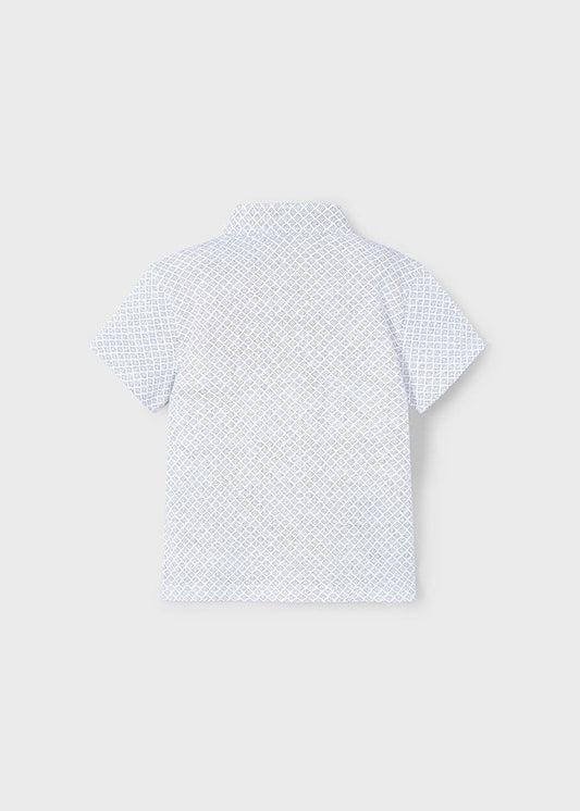 Koszulka polo krótki rękaw nadruk - WhMidnight