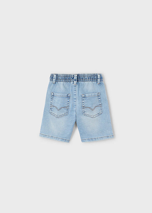 Bermudy soft denim jogger - Bleach