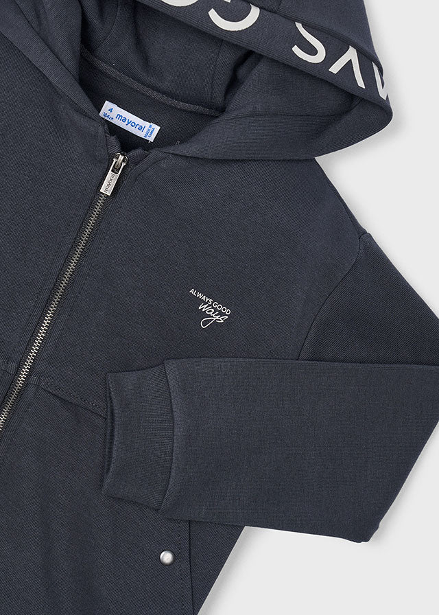 Bluza "lettering" - Asphalt