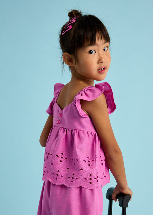 Komplet z długimi spodniami - Orchidea