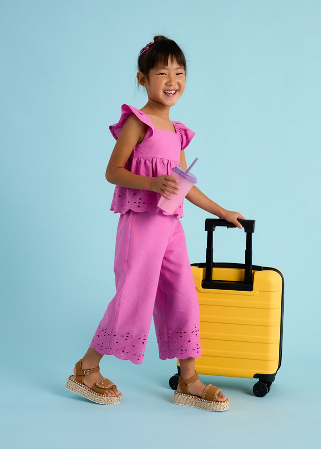 Komplet z długimi spodniami - Orchidea