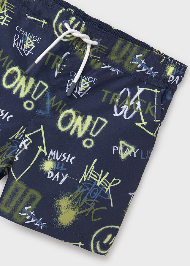 Kąpielówki bermudy - Granatowy