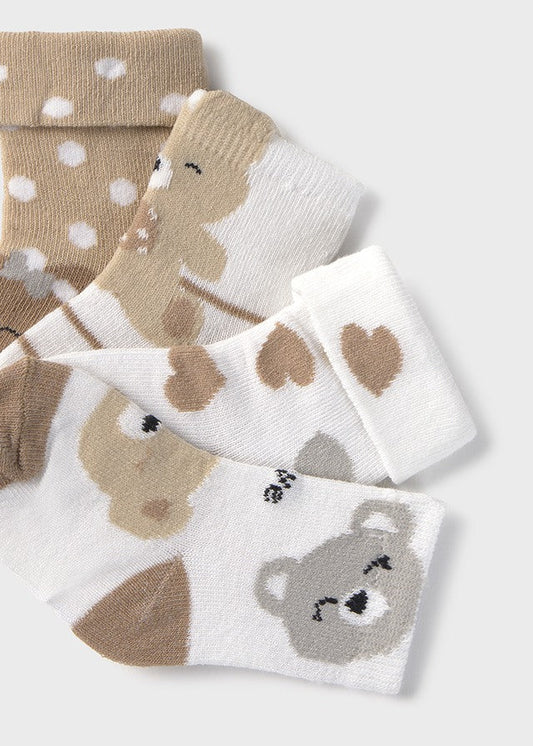 Zestaw 4 par skarpetek - Cookie