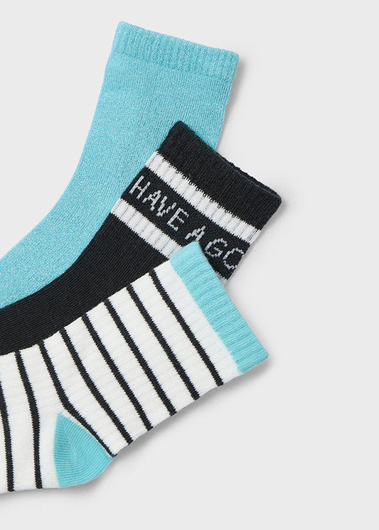 Komplet 3 pary skarpetek - Anis