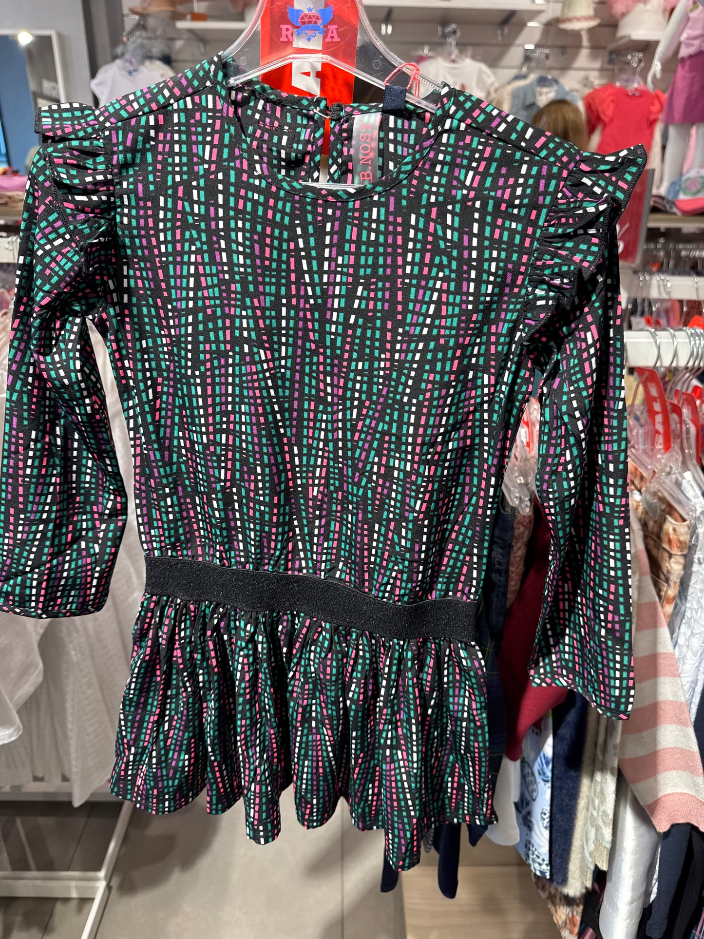 Sukienka B.Nosy Kolorowe Kropki Rozm.110