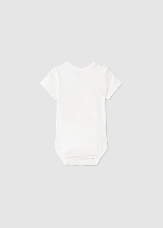 Body krótki rękaw - Biały - Biały