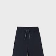 Bermudy Dzianina Basic - Granatowy