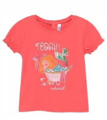 Koszulka Krót.Ręk. - Koralowy