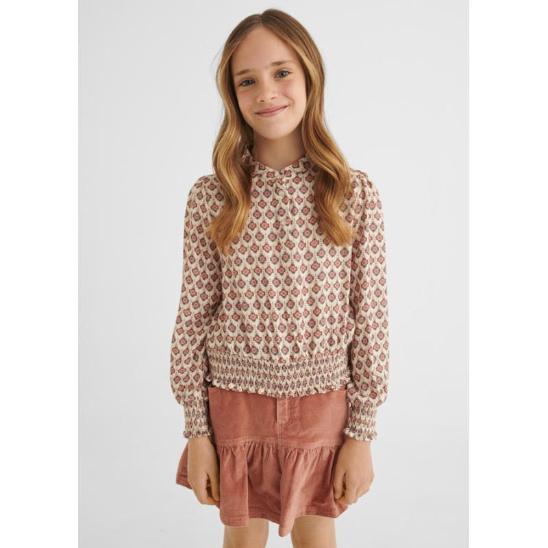 Bluzka Wzory - Kolor Różowy