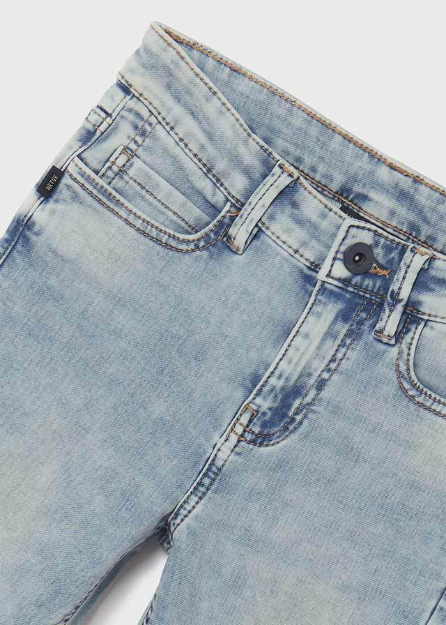 Spodnie soft denim - kolor Jasny