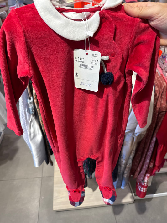 Pajacyk Niemowlęcy - Czerwony