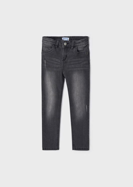 Spodnie Rurki Jeans Basic - Szary