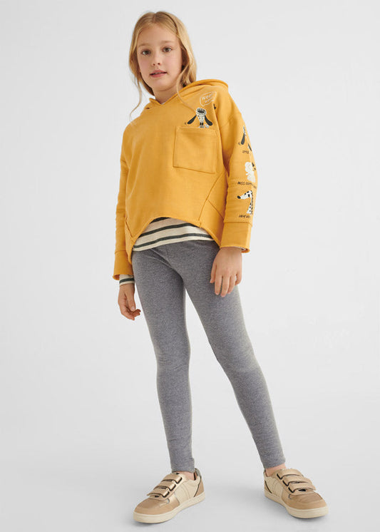 Leginsy Dzianina Elastyczna - Stal