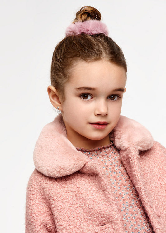 Plaszcz Z Marszczeniami - Rozowy