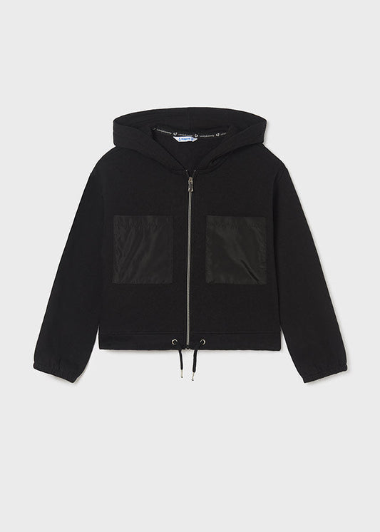 Bluza Z Dzianiny Drapanej - Czarny