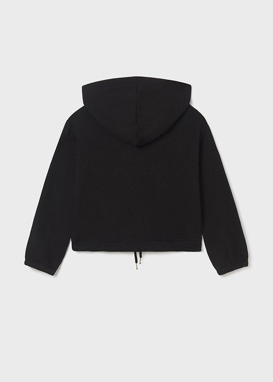 Bluza Z Dzianiny Drapanej - Czarny