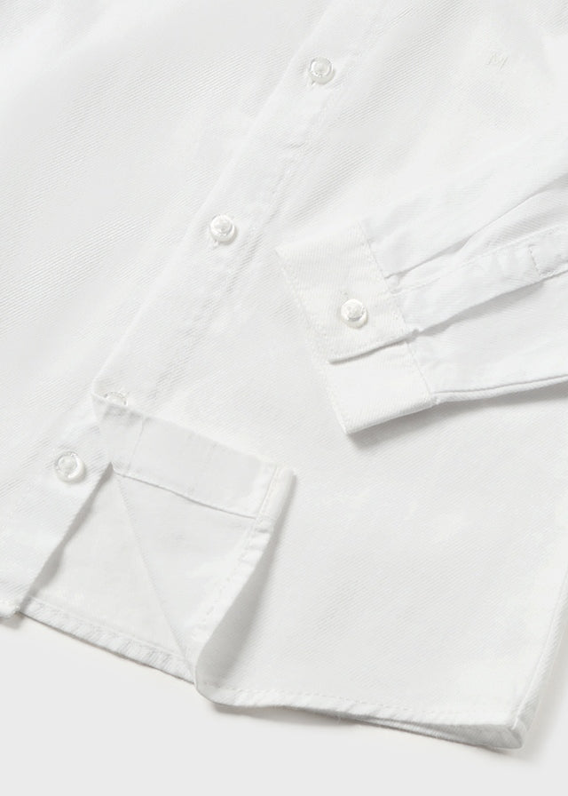 Koszula długi rękaw basic - Biały