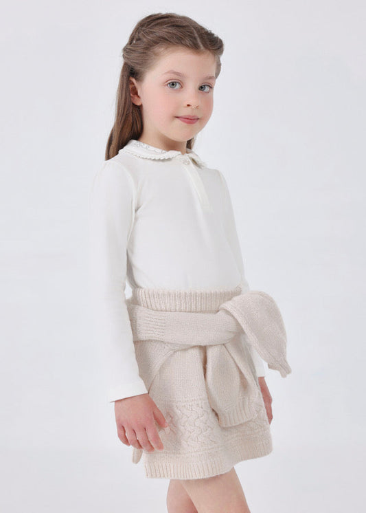 Koszulka polo długi rękaw basic - Crd-srebro