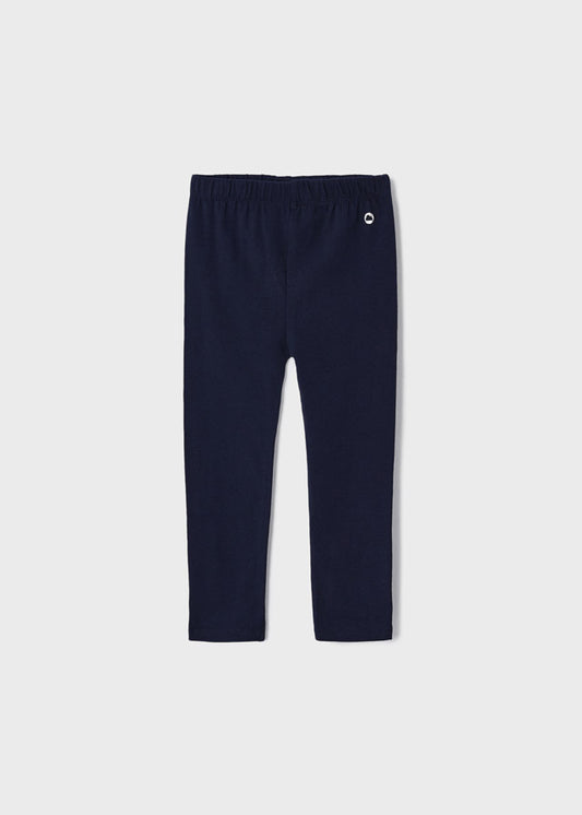 Leginsy dzianina elast. - Granatowy