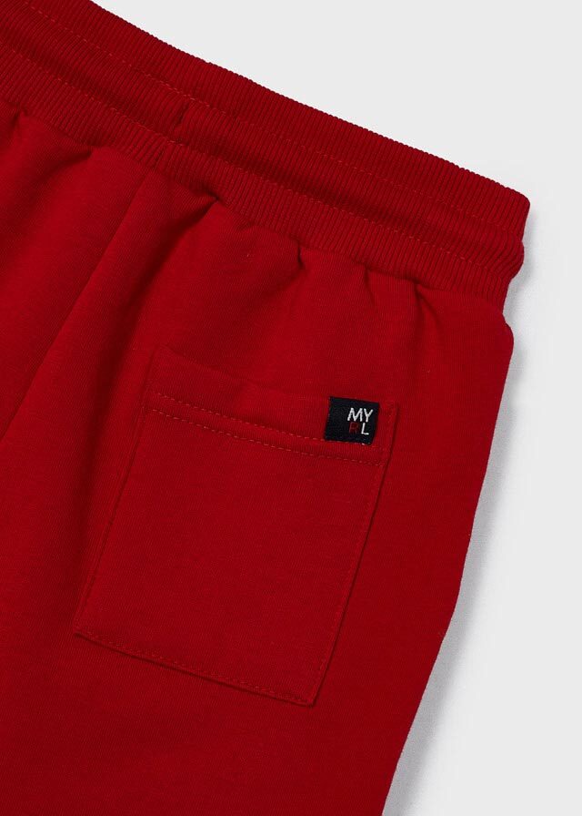 Długie spodnie basic - Czerwony