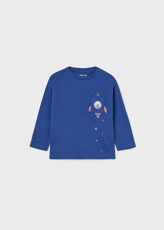 Koszulka długi rękaw z kieszonką - Klein