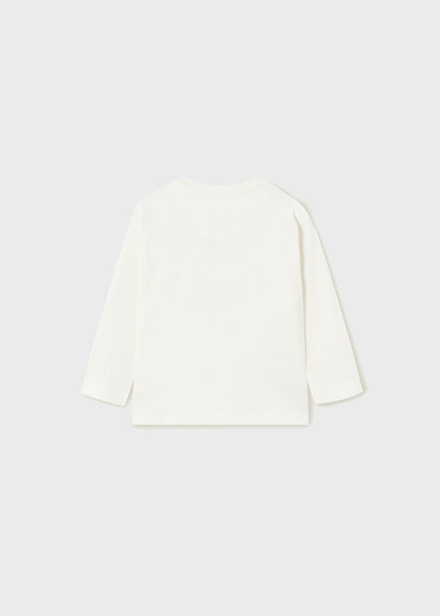 Koszulka długi rękaw - Śmietanka