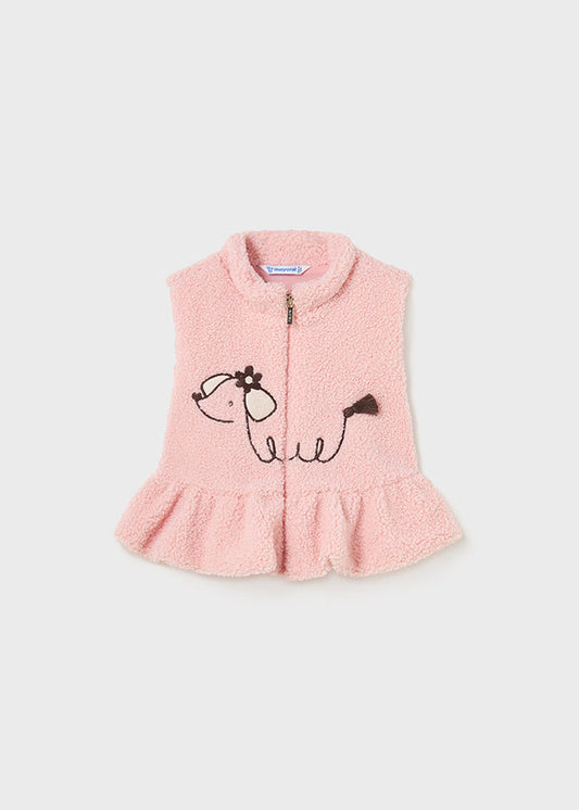 Dres 3 części z kamizelką - Różowy