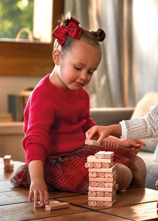 Sukienka łączona z tiulem - Czerwony