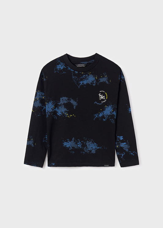 Koszulka długi rękaw z nadrukiem - Whale