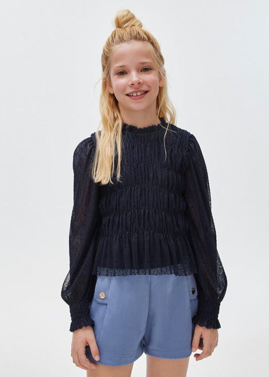 Bluzka z tiulem - Noc