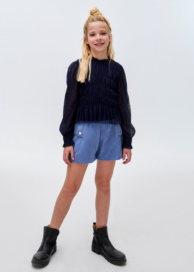 Bluzka z tiulem - Noc