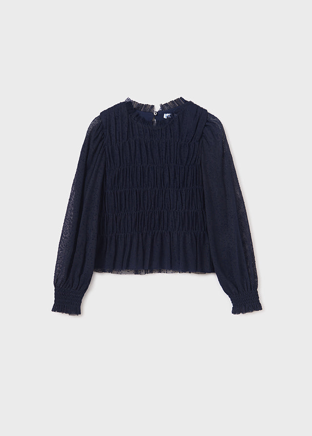 Bluzka z tiulem - Noc