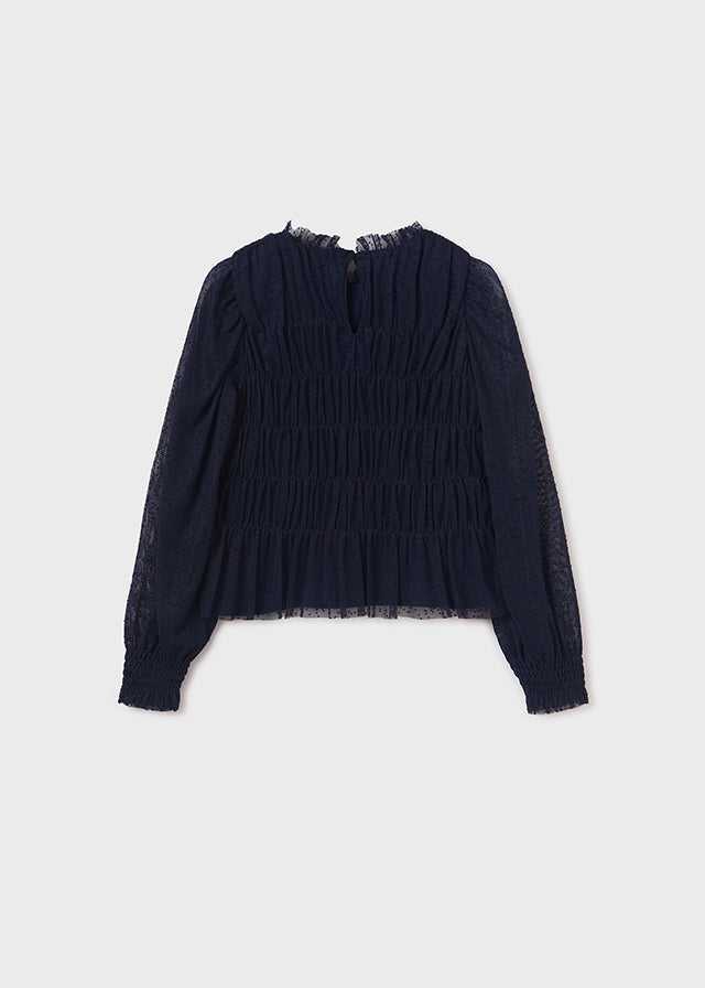 Bluzka z tiulem - Noc