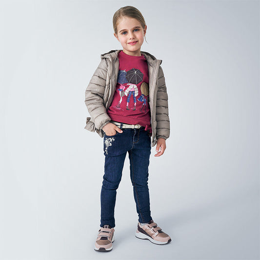 Spodnie długie jeans lurex