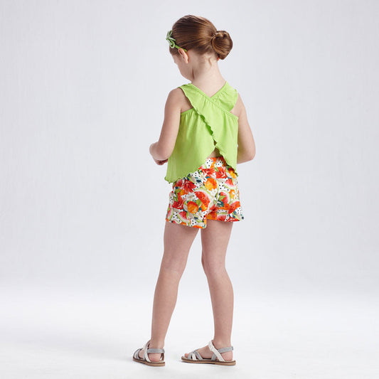 Kompl.szorty ananas haft