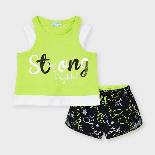 Komplet szorty z nadrukiem