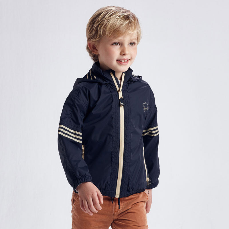 Kurtka przeciwwiatrowa pasy