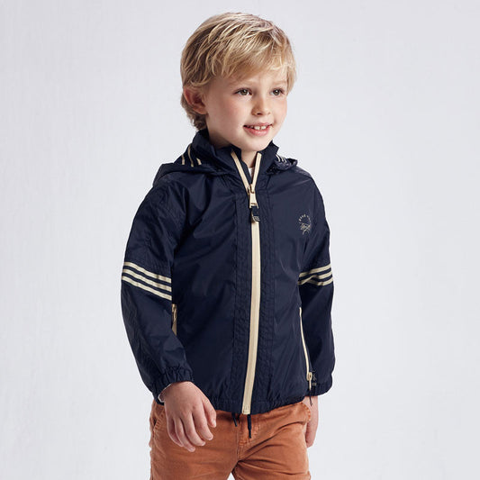 Kurtka przeciwwiatrowa pasy