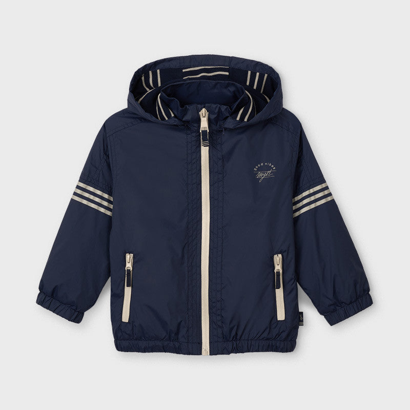 Kurtka przeciwwiatrowa pasy