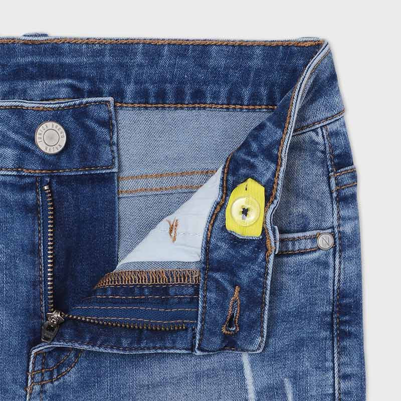 Spodnie jeans przetarcia