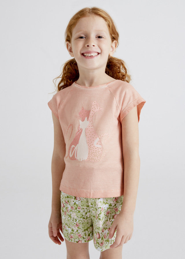 Koszulka krótki rękaw ręcznie barwiona