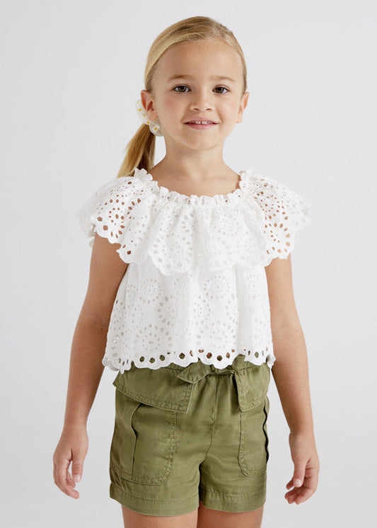 Bluzka dzianinowa z ażurem