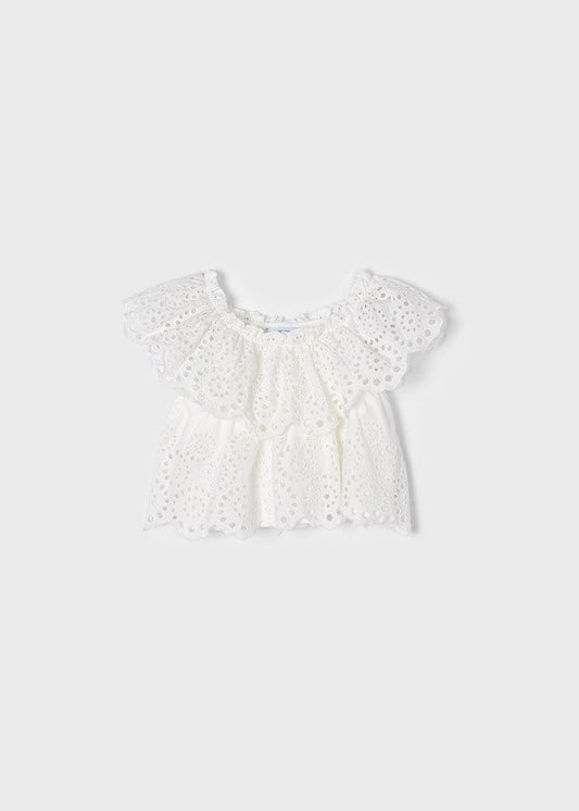 Bluzka dzianinowa z ażurem