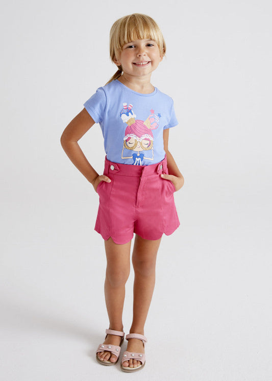 Spodnie krótkie satyna