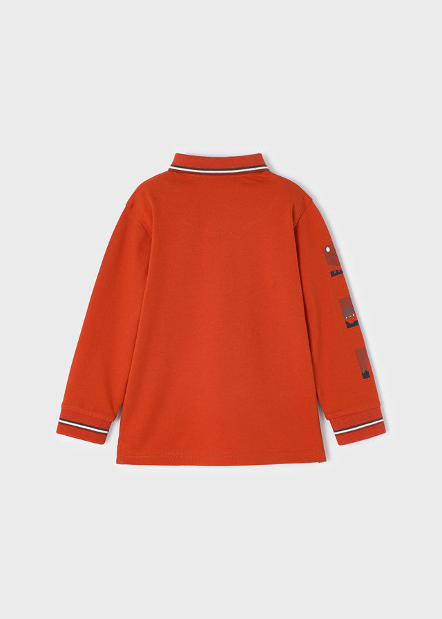 Koszulka polo długi rękaw chłopięca