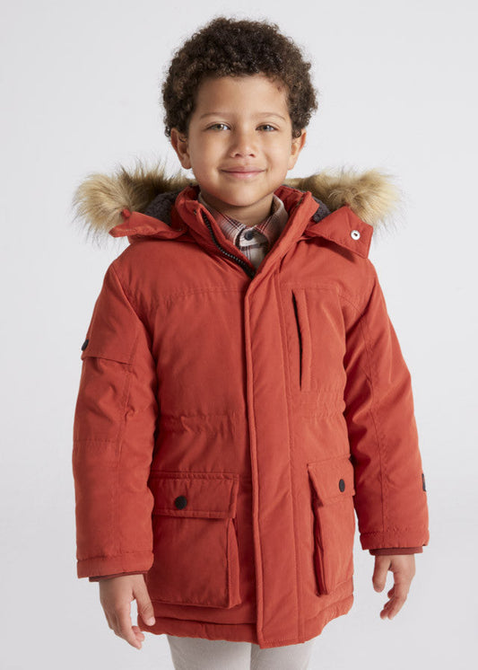 Parka kaptur de pelo