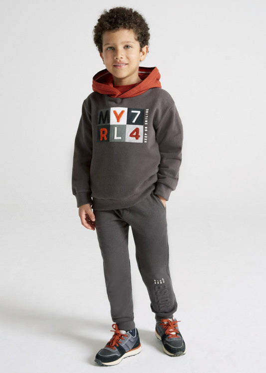 Spodnie ze strukturą embossed