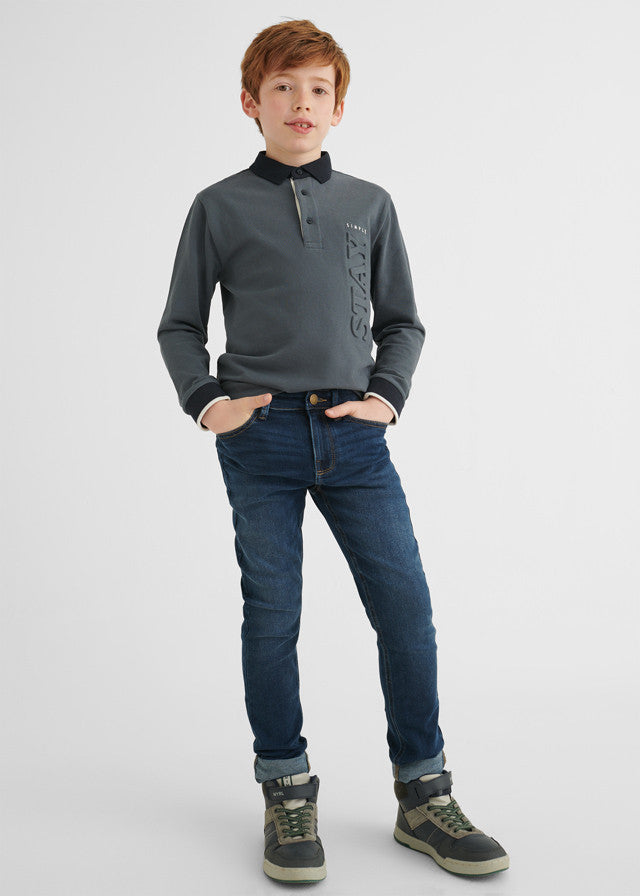 Spodnie jeans slim fit basic