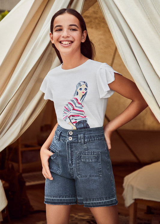 Spodnie krótkie jeans